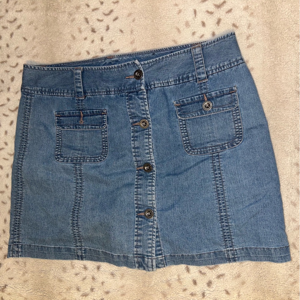 Sonoma Classic Blue Denim Skirt